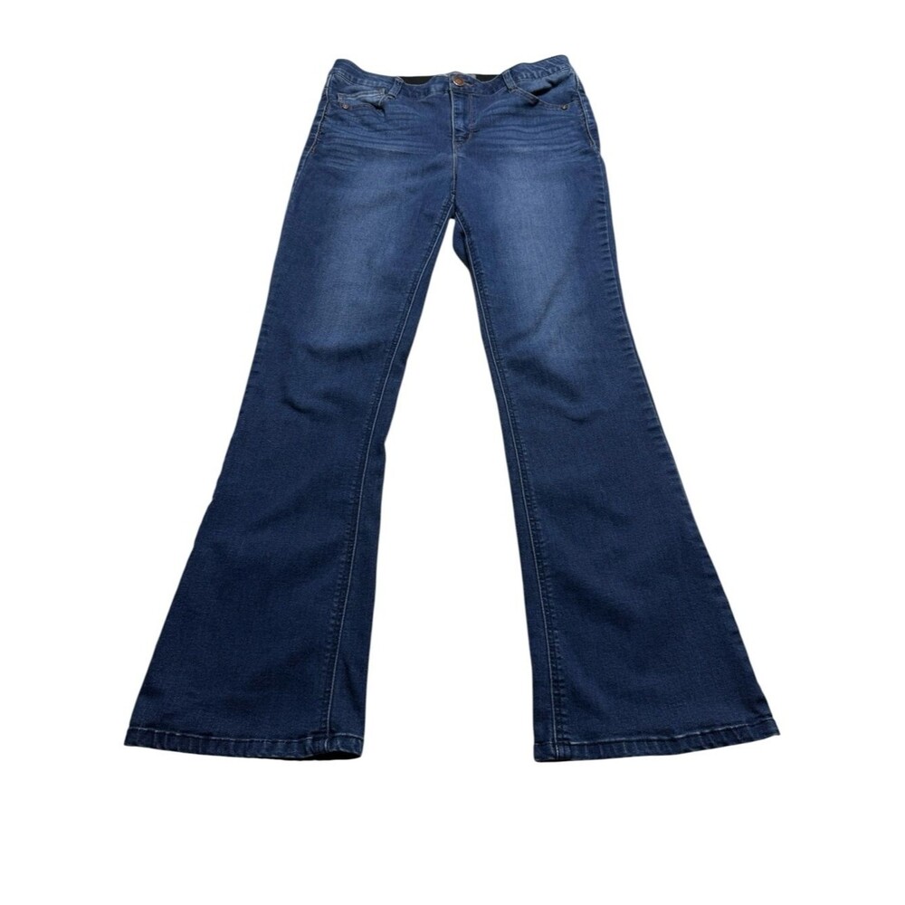 Wit & Wisdom Brittany High Rise Baby Boot Blue Jeans Shaping Technology Sz 8